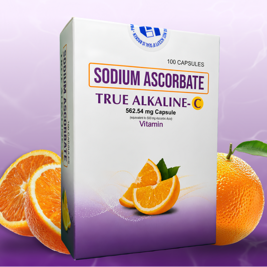 True Alkaline C -  Vitamin C Non Acidic (100 Capsules)